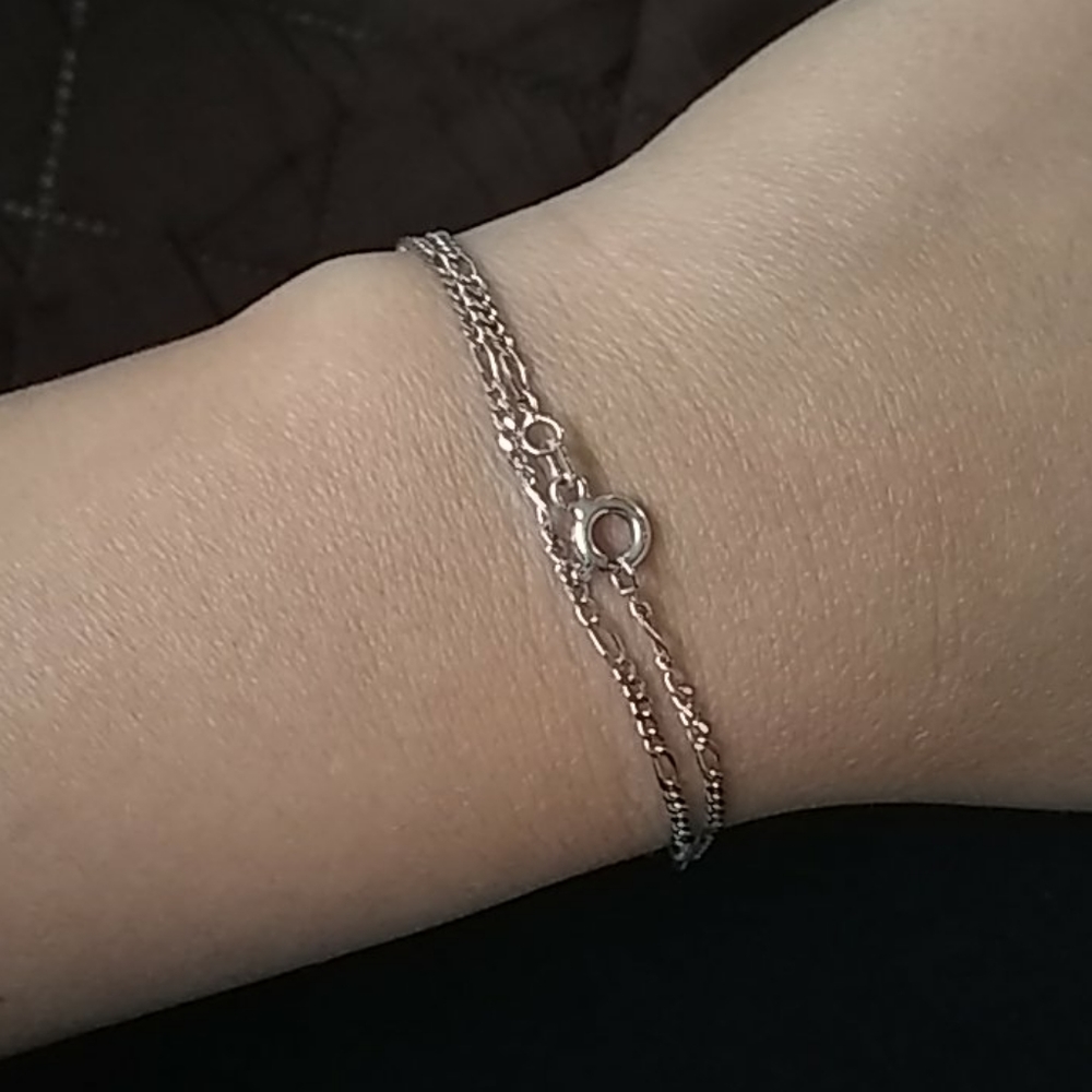 Beautiful Solid Silver Bracelet - image 3